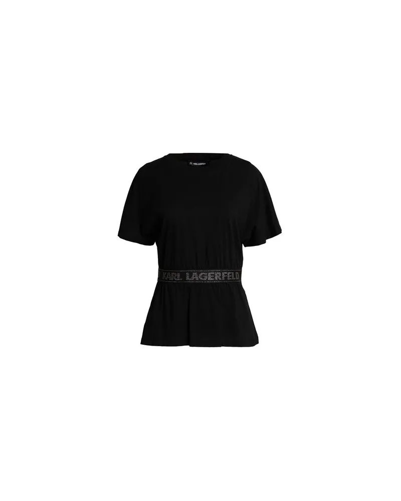 Karl Lagerfeld TOPS - T-shirtsauf YOOX.COM Schwarz