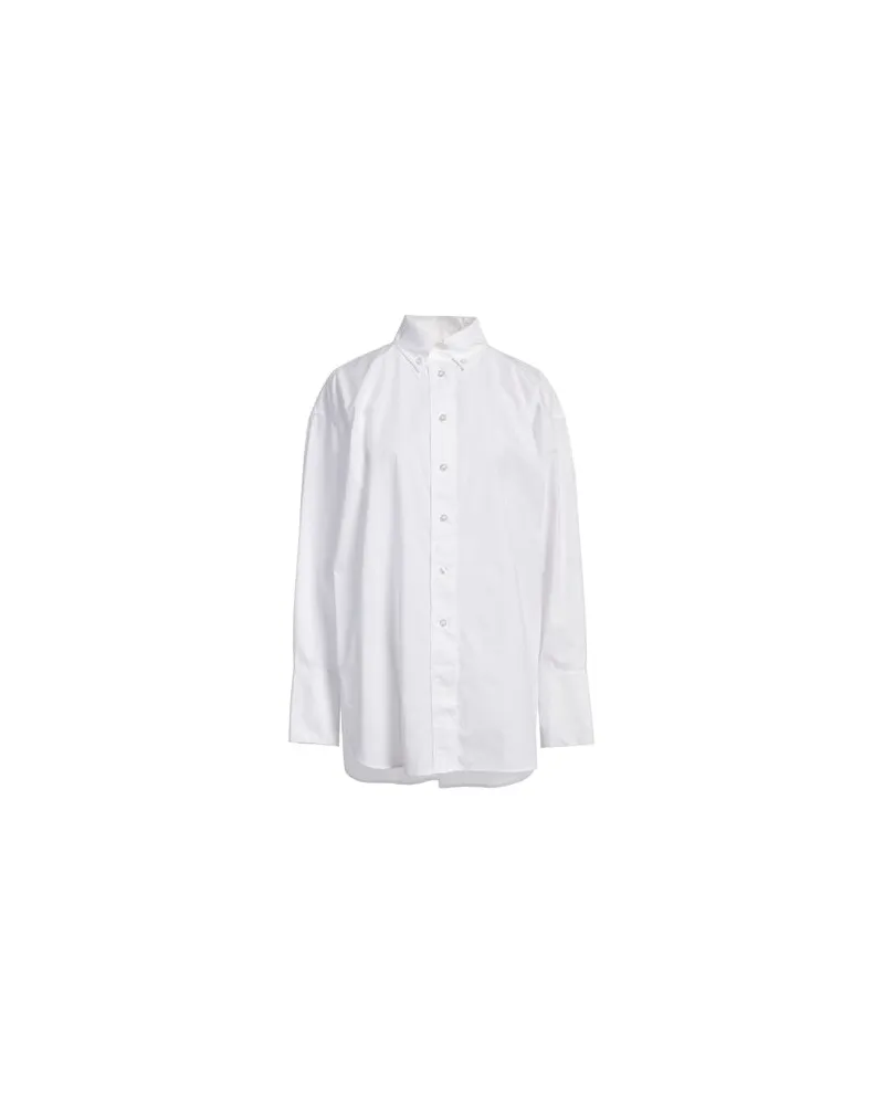 ROTATE Birger Christensen TOPS - Hemdenauf YOOX.COM Weiß