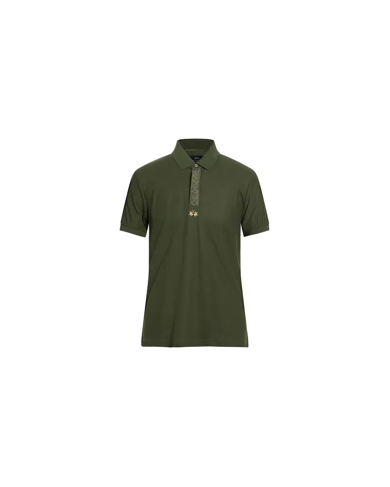 La Martina TOPS - Poloshirtsauf YOOX.COM Militärgrün