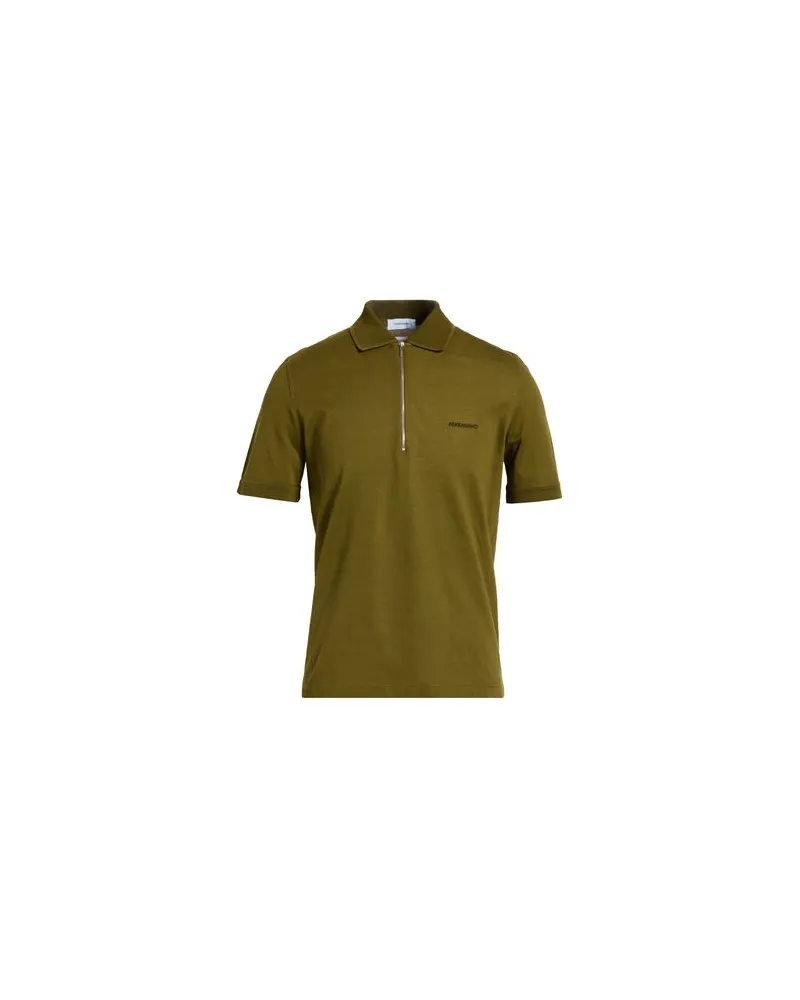 Ferragamo TOPS - Poloshirtsauf YOOX.COM Militärgrün