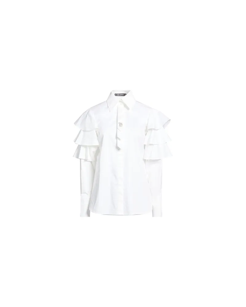 Karl Lagerfeld TOPS - Hemdenauf YOOX.COM Weiß