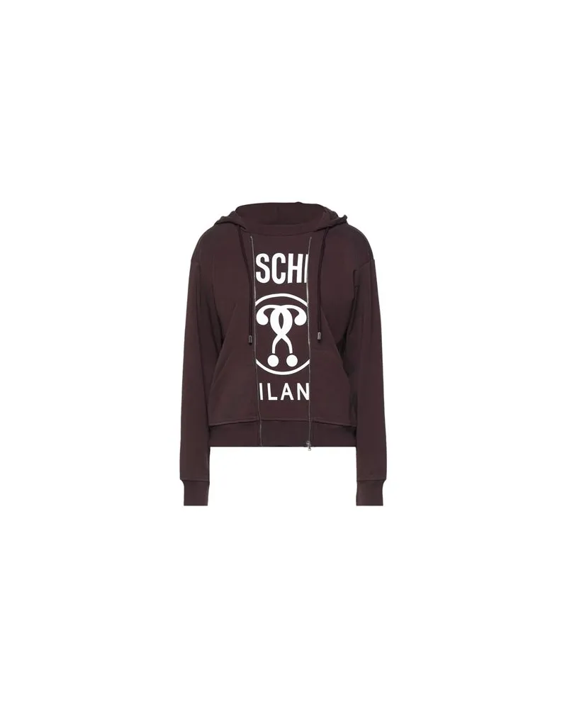 Moschino TOPS - Sweatshirtsauf YOOX.COM Schokobraun