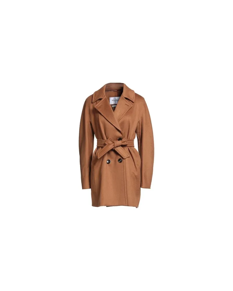 Max Mara JACKEN & MÄNTEL - Mäntelauf YOOX.COM Kamel