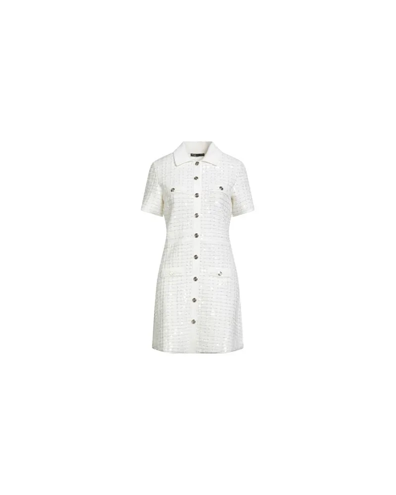 Maje KLEIDER - Mini-Kleiderauf YOOX.COM Weiß
