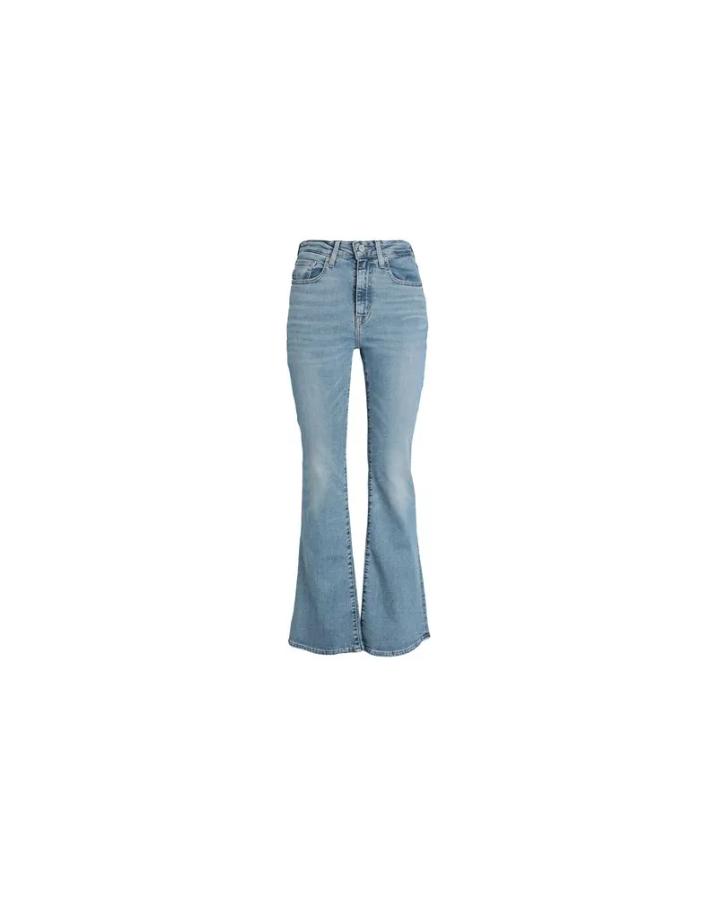 Levi's 726 HR FLARE LIGHT INDIGO - WORN IN  - HOSEN & RÖCKE - Jeanshosenauf YOOX.COM Blau