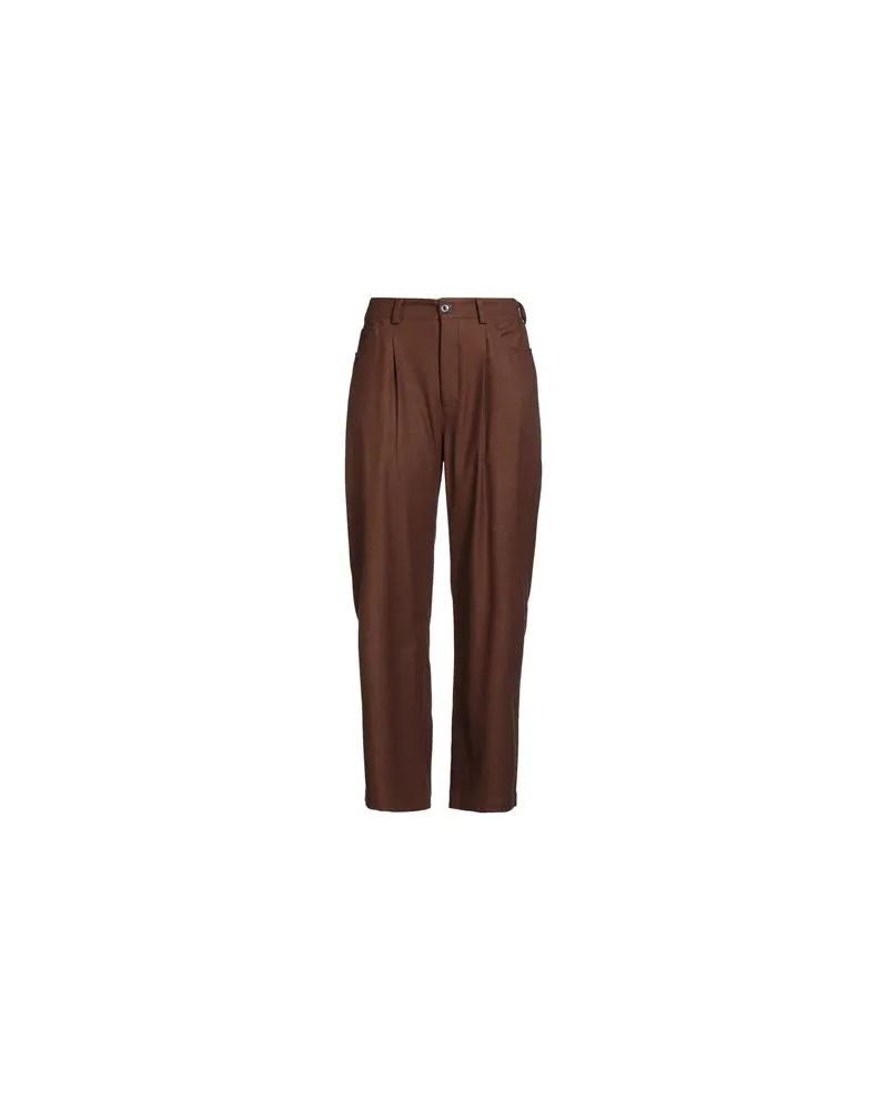 Nanushka HOSEN & RÖCKE - Hosenauf YOOX.COM Braun