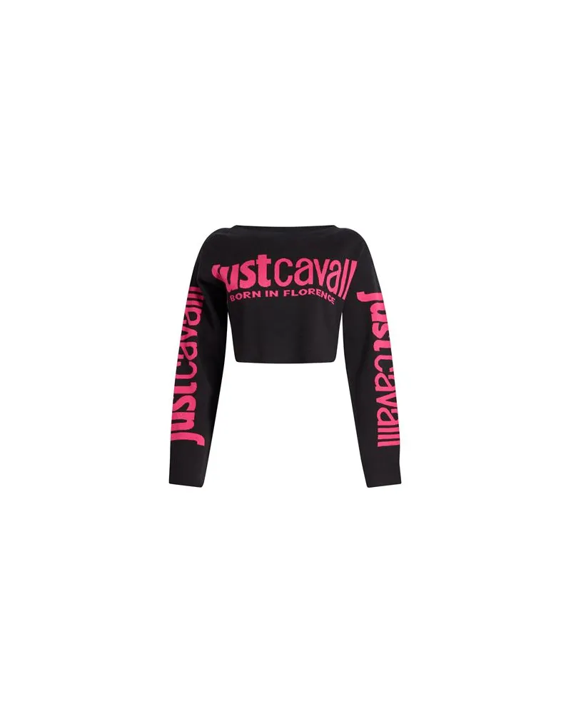 Just Cavalli STRICKWAREN - Pulloverauf YOOX.COM Schwarz