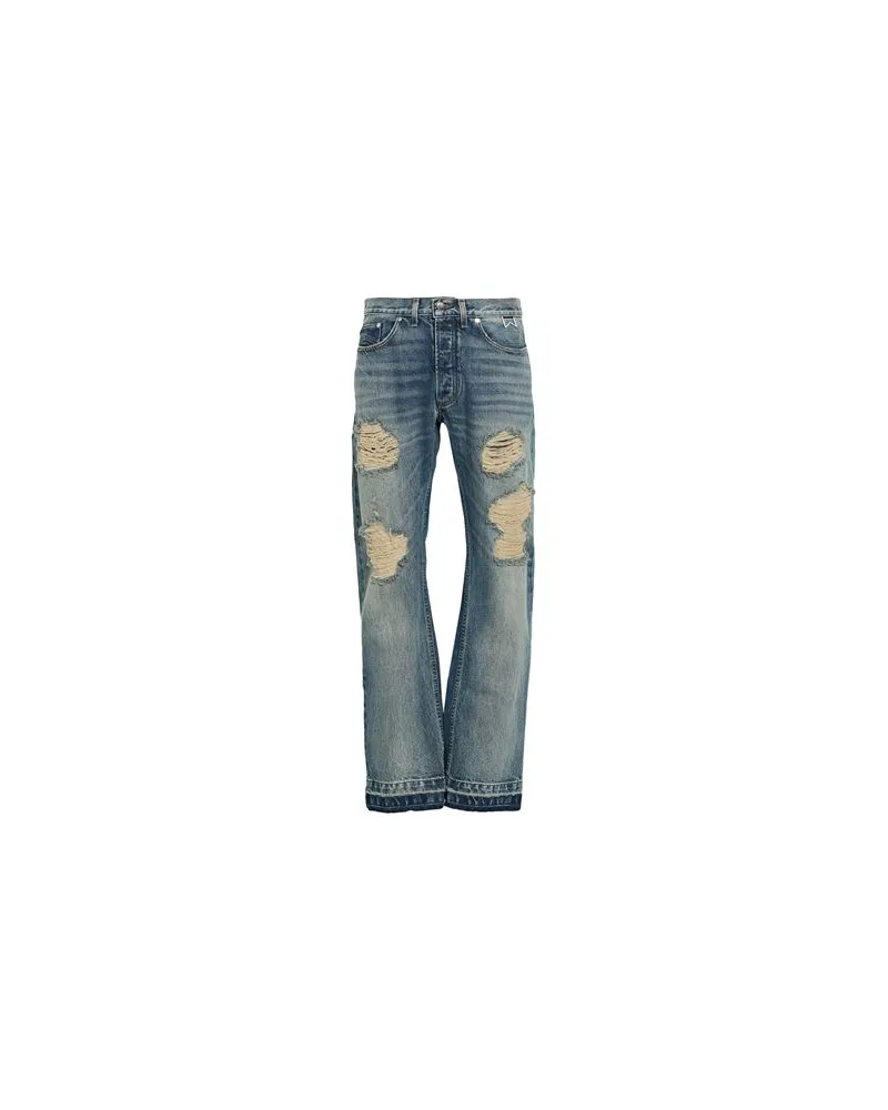 RHUDE HOSEN & RÖCKE - Jeanshosenauf YOOX.COM Blau