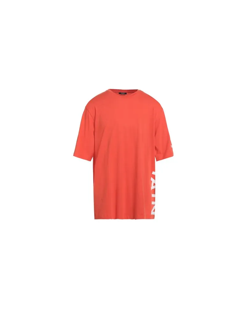 Balmain TOPS - T-shirtsauf YOOX.COM Tomatenrot
