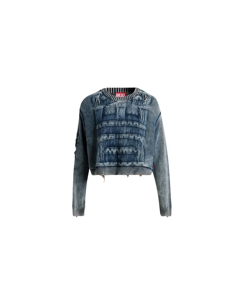 Diesel STRICKWAREN - Pulloverauf YOOX.COM Blau
