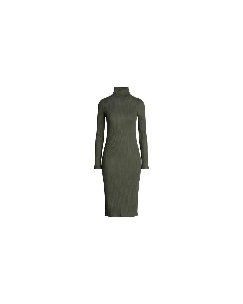Majestic KLEIDER - Midi-Kleiderauf YOOX.COM Militärgrün