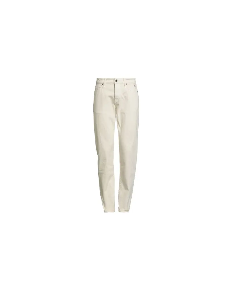 Roy Roger's HOSEN & RÖCKE - Jeanshosenauf YOOX.COM Elfenbein
