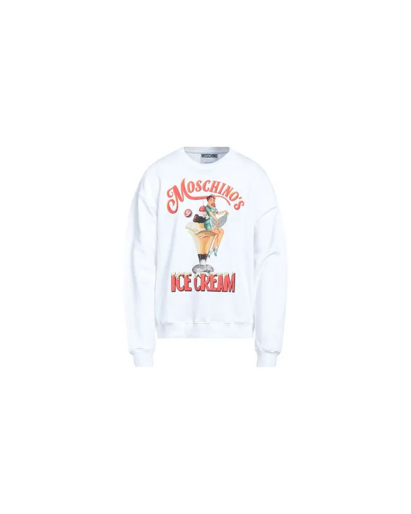 Moschino TOPS - Sweatshirtsauf YOOX.COM Weiß