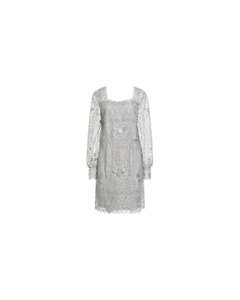 Alberta Ferretti KLEIDER - Mini-Kleiderauf YOOX.COM Hellgrau