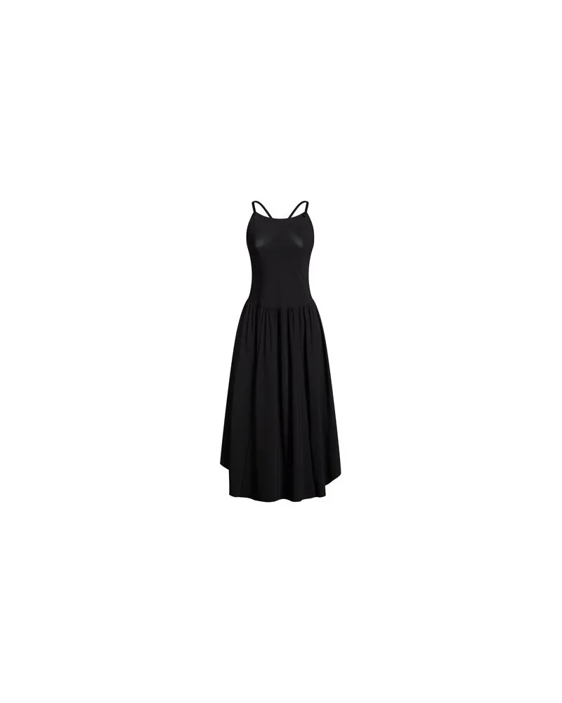 HIGH KLEIDER - Maxi-Kleiderauf YOOX.COM Schwarz