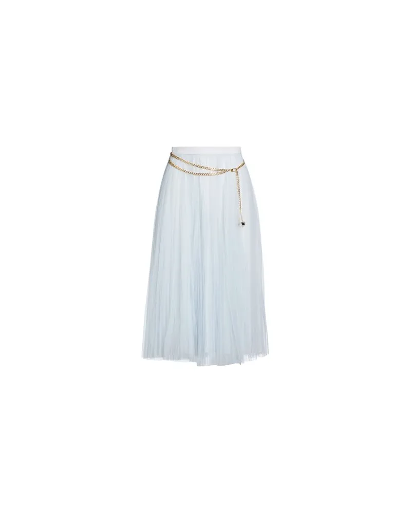 Elisabetta Franchi HOSEN & RÖCKE - Midi-Röckeauf YOOX.COM Hellblau