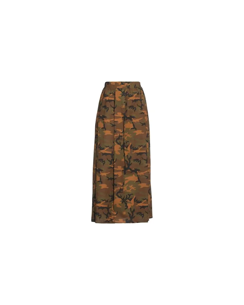 Siste's SISTE HOSEN & RÖCKE - Maxi-Röckeauf YOOX.COM Militärgrün
