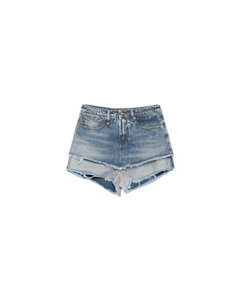 R13 HOSEN & RÖCKE - Jeansshortsauf YOOX.COM Blau