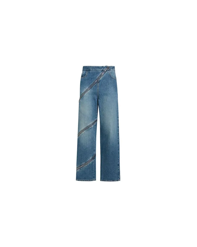 Alaïa HOSEN & RÖCKE - Jeanshosenauf YOOX.COM Blau