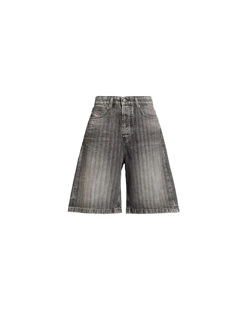 Diesel HOSEN & RÖCKE - Jeansshortsauf YOOX.COM Schwarz