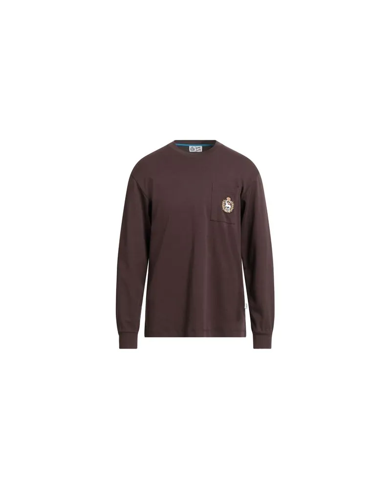 Johnny Lambs TOPS - T-shirtsauf YOOX.COM Dunkelbraun