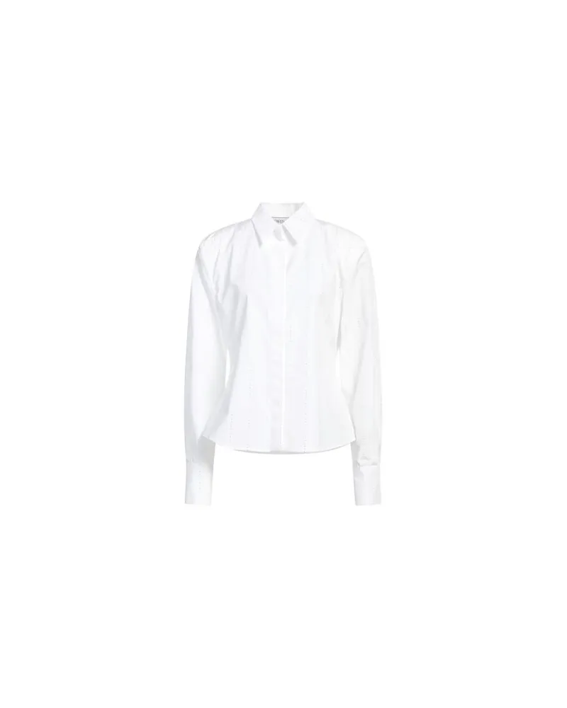 Rowen Rose TOPS - Hemdenauf YOOX.COM Weiß