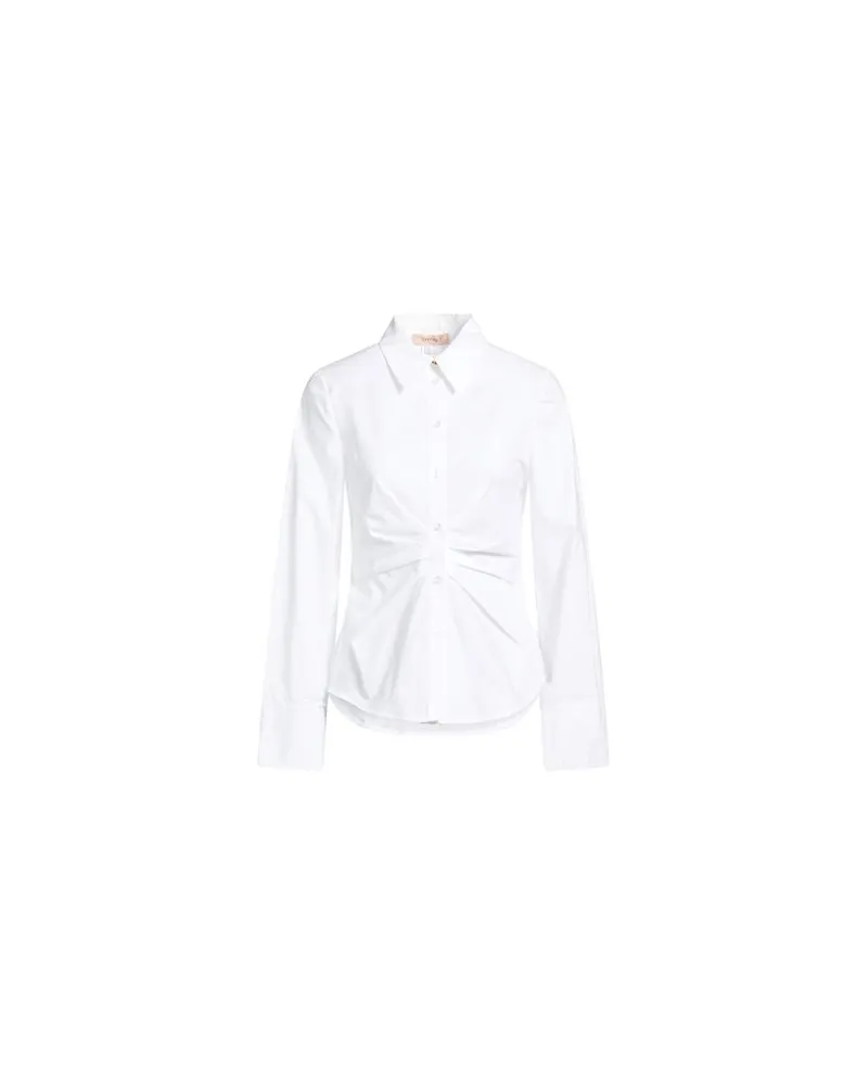 Twin-Set TOPS - Hemdenauf YOOX.COM Weiß