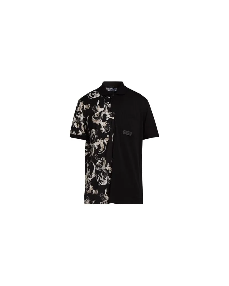 Versace Jeans TOPS - Poloshirtsauf YOOX.COM Schwarz