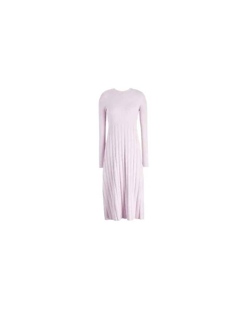 8 by Yoox VISCOSE DIAMOND PLEATED MIDI DRESS  - KLEIDER - Midi-Kleiderauf YOOX.COM Lila