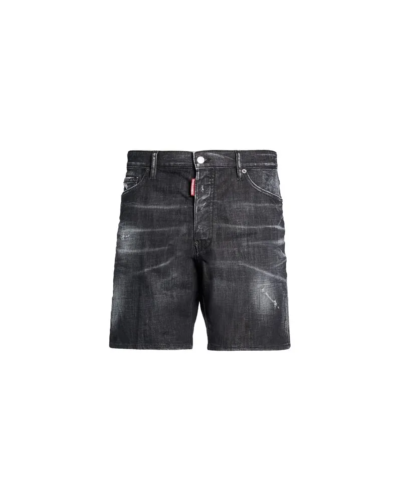 Dsquared2 HOSEN & RÖCKE - Jeansshortsauf YOOX.COM Schwarz