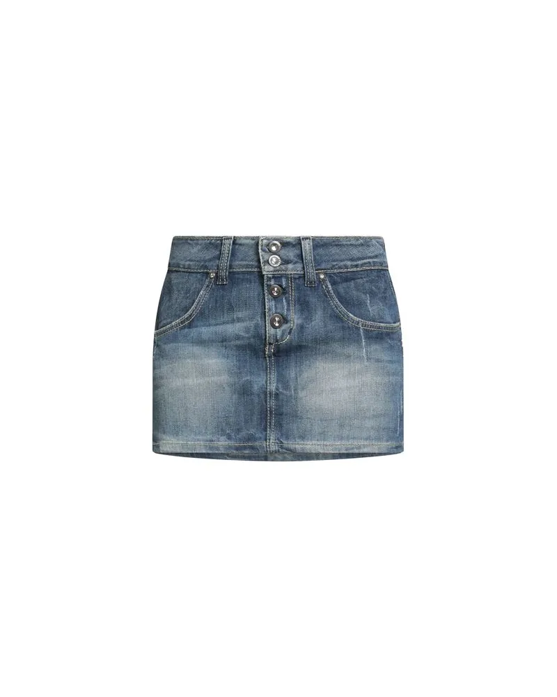 Liu Jo HOSEN & RÖCKE - Jeansröckeauf YOOX.COM Blau