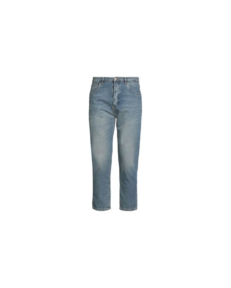 OFFICINA 36 HOSEN & RÖCKE - Jeanshosenauf YOOX.COM Blau