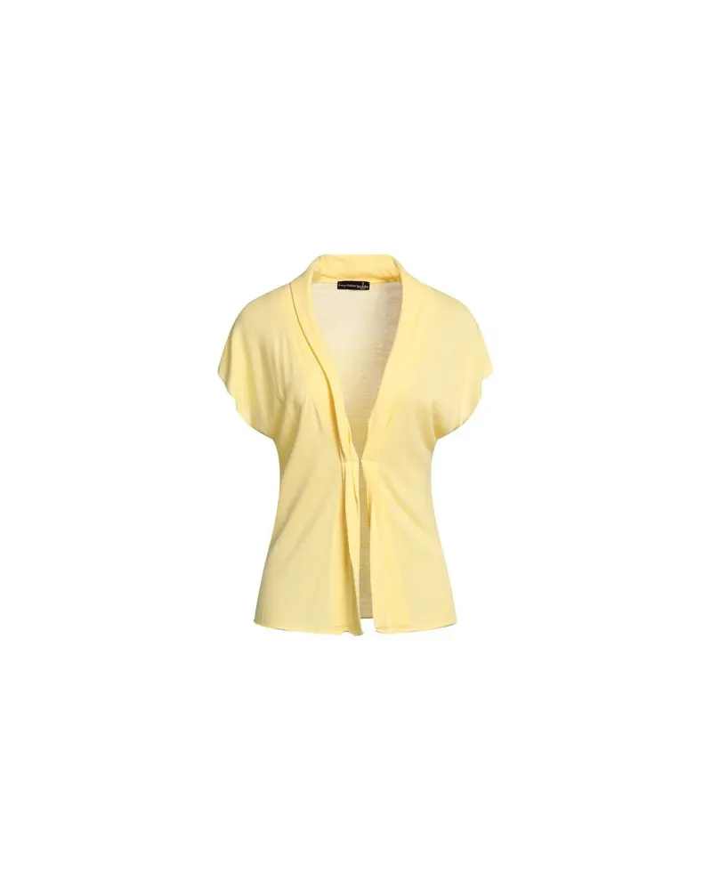 BARBA STRICKWAREN - Strickjackenauf YOOX.COM Gelb