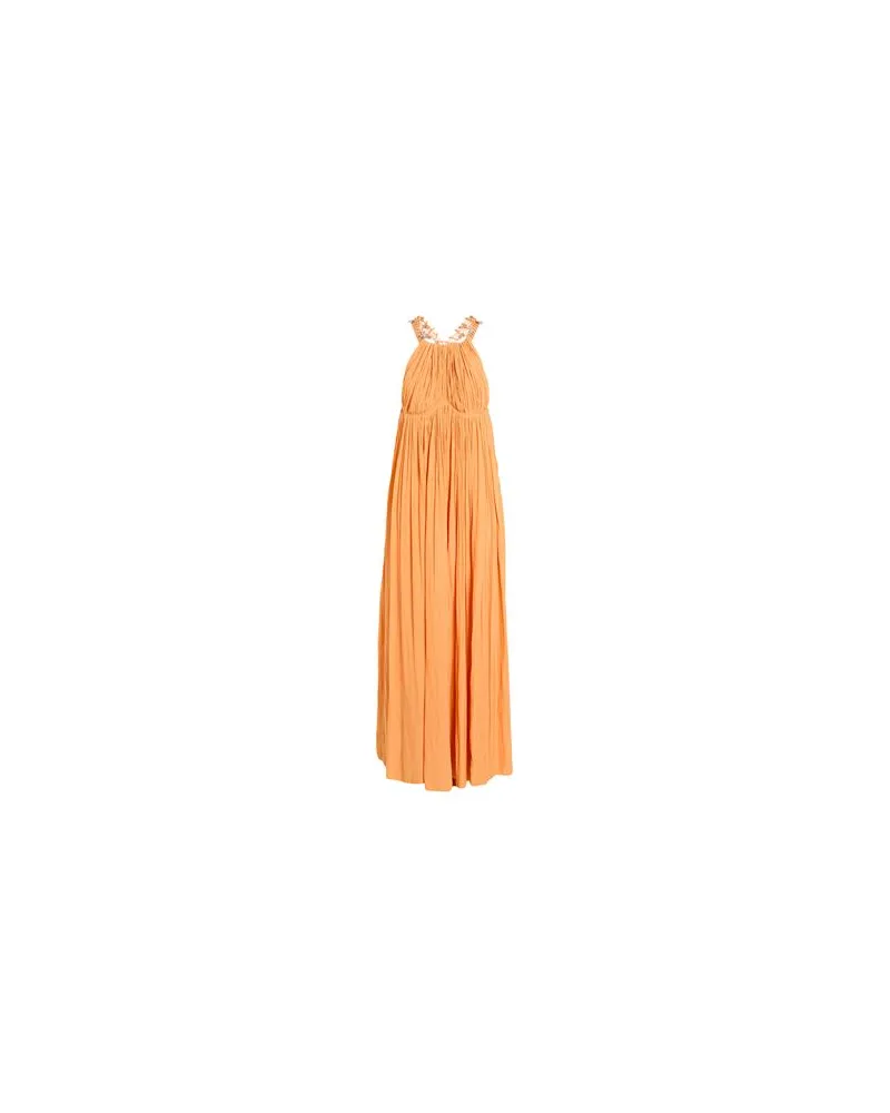 Lanvin KLEIDER - Maxi-Kleiderauf YOOX.COM Mandarine