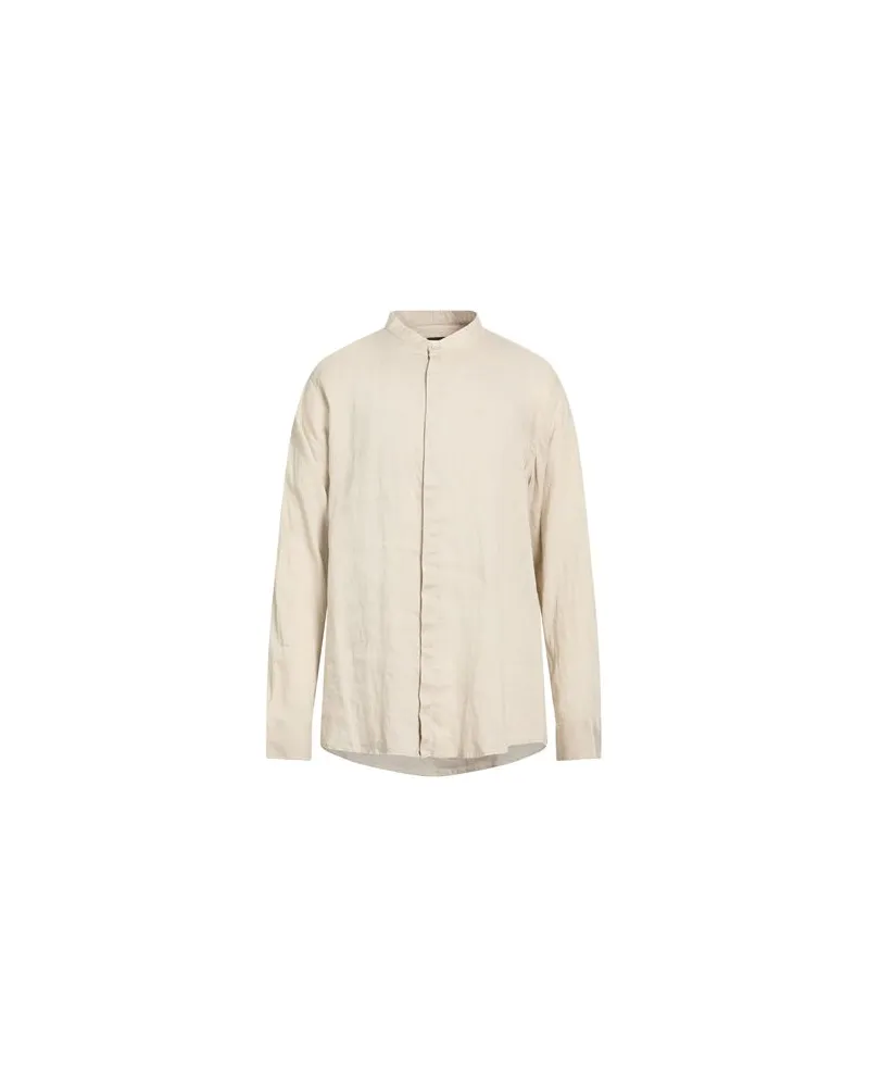 Armani Exchange TOPS - Hemdenauf YOOX.COM Beige