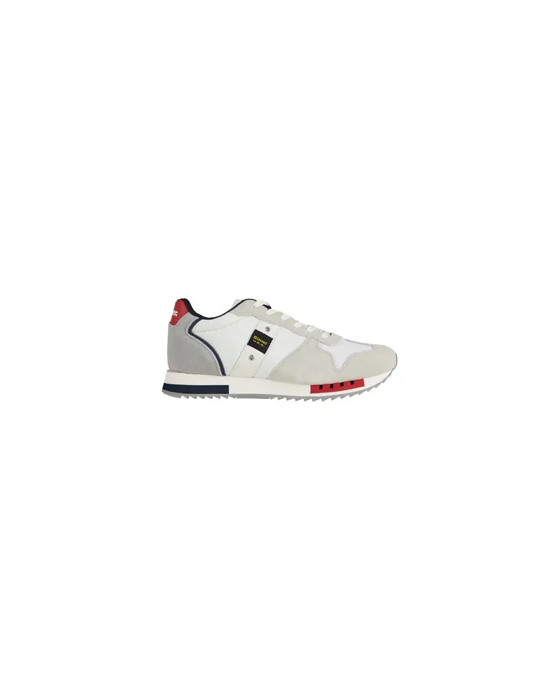 Blauer SCHUHE - Sneakersauf YOOX.COM Weiß