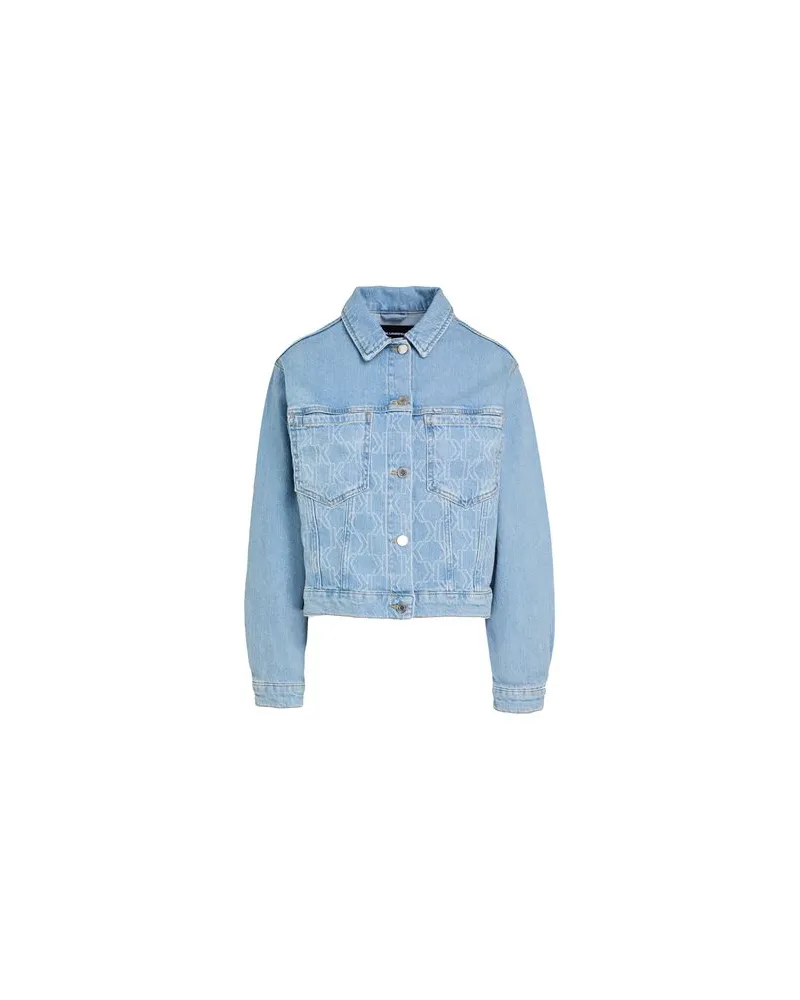 Karl Lagerfeld JACKEN & MÄNTEL - Jeansjacken/Mäntelauf YOOX.COM Blau