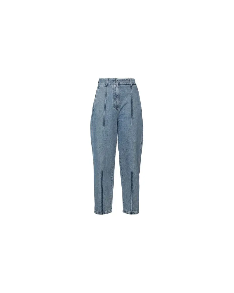 TELA HOSEN & RÖCKE - Jeanshosenauf YOOX.COM Blau