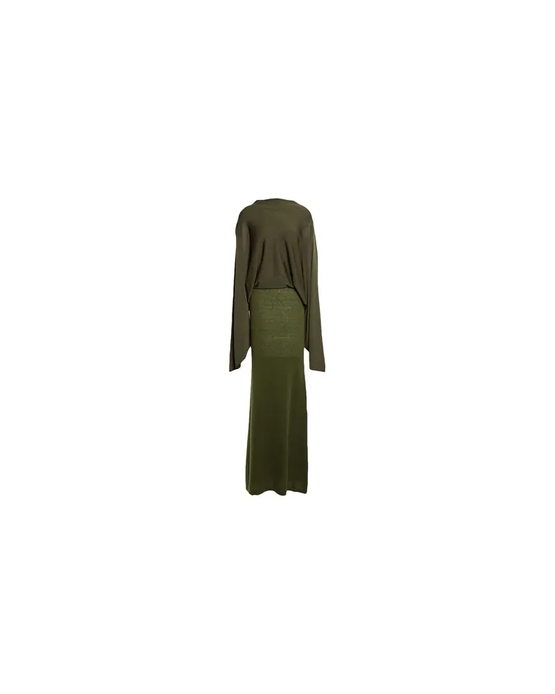 Aya Muse KLEIDER - Maxi-Kleiderauf YOOX.COM Militärgrün