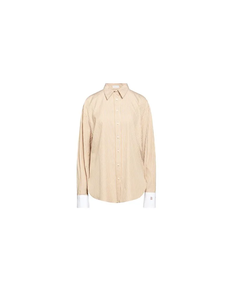 Brunello Cucinelli TOPS - Hemdenauf YOOX.COM Sand