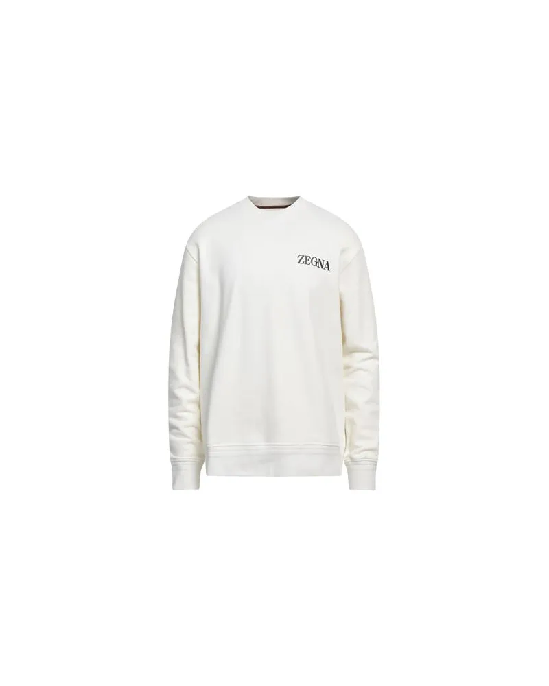 Ermenegildo Zegna TOPS - Sweatshirtsauf YOOX.COM Elfenbein