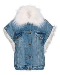 Pinko Jeansjacke/-mantel Blau