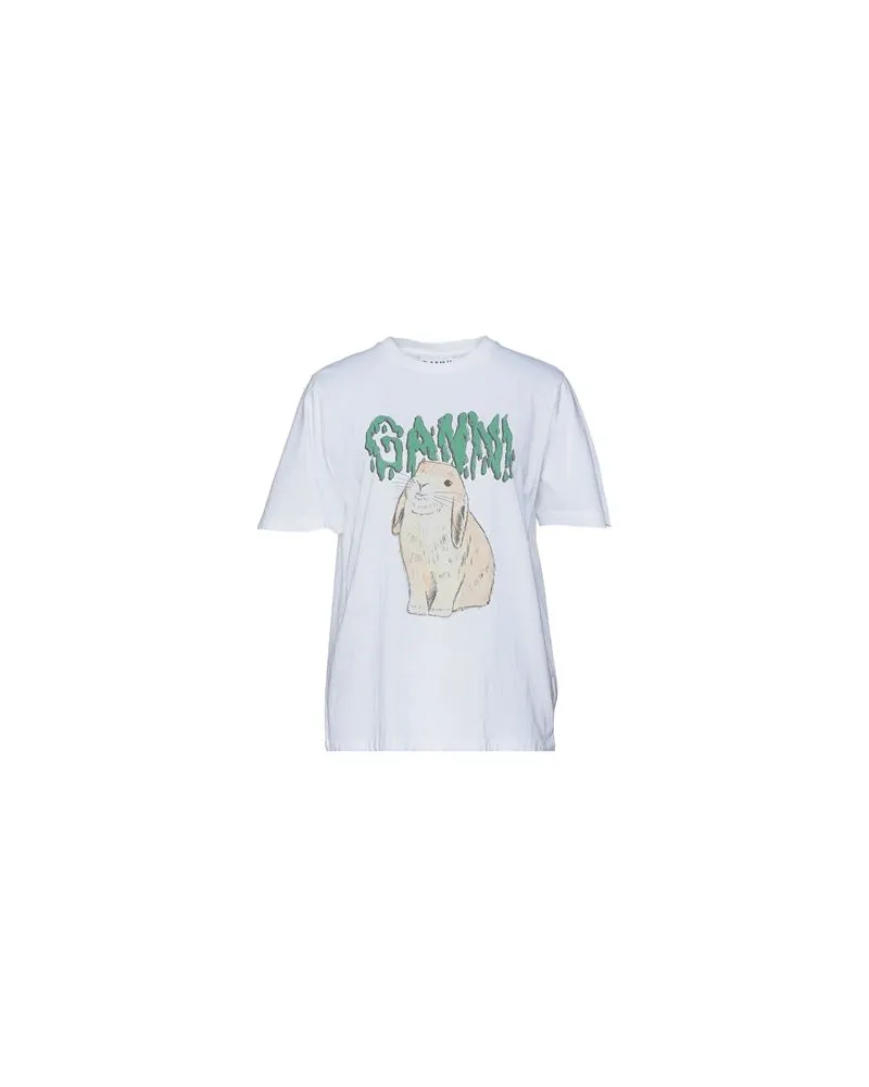 Ganni TOPS - T-shirtsauf YOOX.COM Weiß