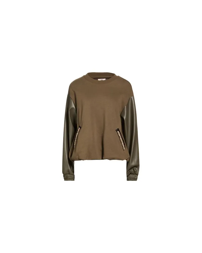 Jijil TOPS - Sweatshirtsauf YOOX.COM Militärgrün