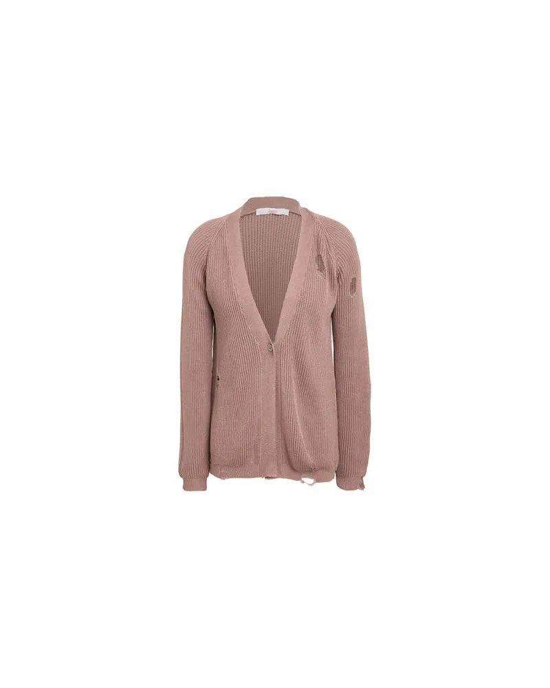 Jucca STRICKWAREN - Strickjackenauf YOOX.COM Schokobraun