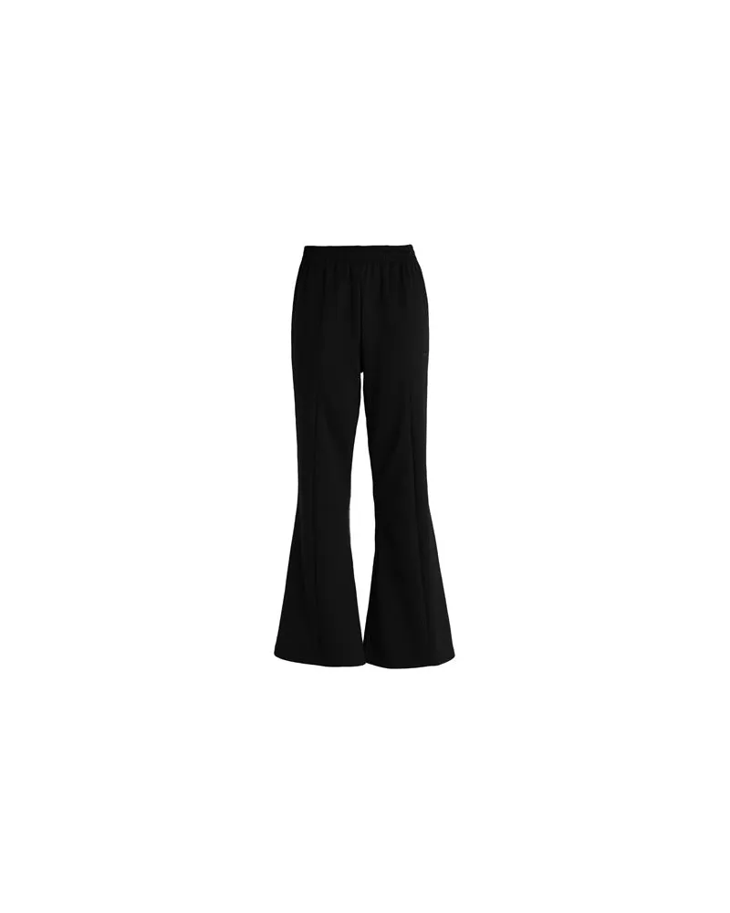 adidas FLARED PANTS  - HOSEN & RÖCKE - Hosenauf YOOX.COM Schwarz