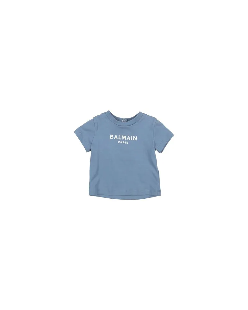 Balmain TOPS - T-shirtsauf YOOX.COM Taubenblau