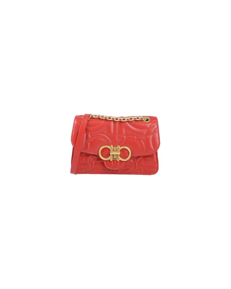Ferragamo TASCHEN - Umhängetascheauf YOOX.COM Ziegelrot