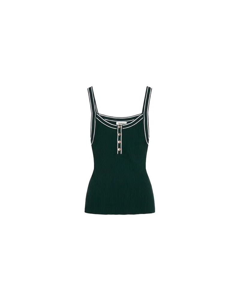 Sandro TOPS - Topsauf YOOX.COM Dunkelgrün