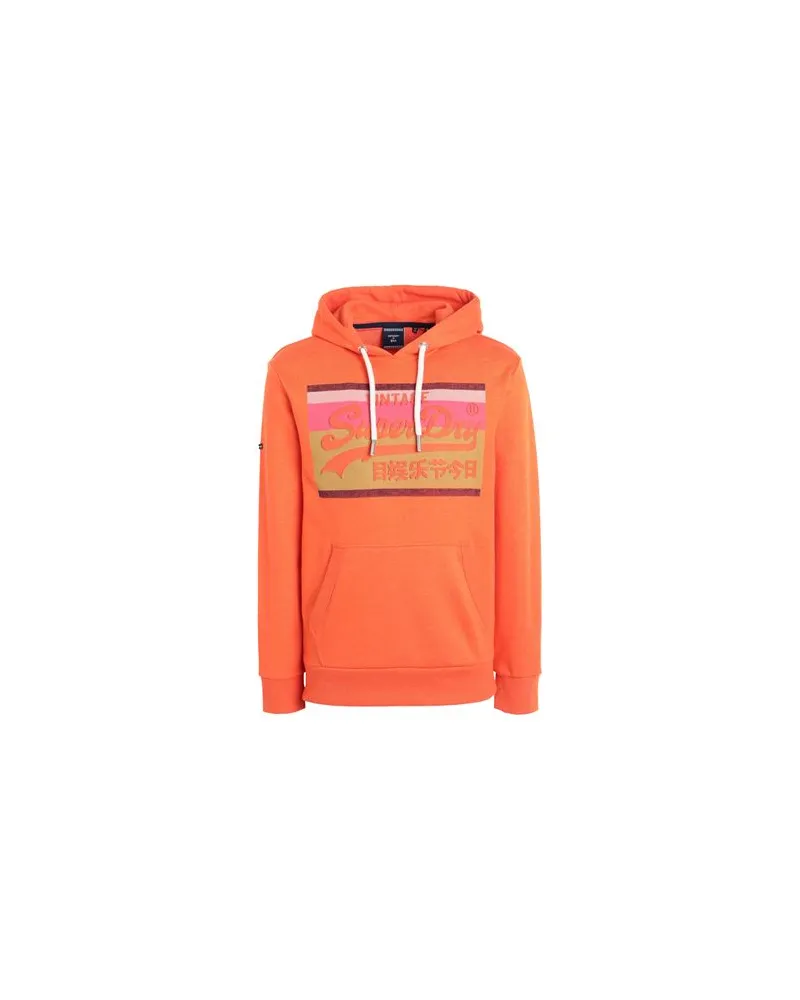 Superdry. TOPS - Sweatshirtsauf YOOX.COM Orange